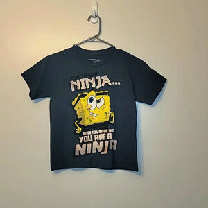*4/$20 TEE*Nickelodeon SpongeBob SquarePants Ninja size 10/12 large LOT A